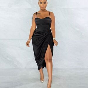 Black- Woman sexy dress